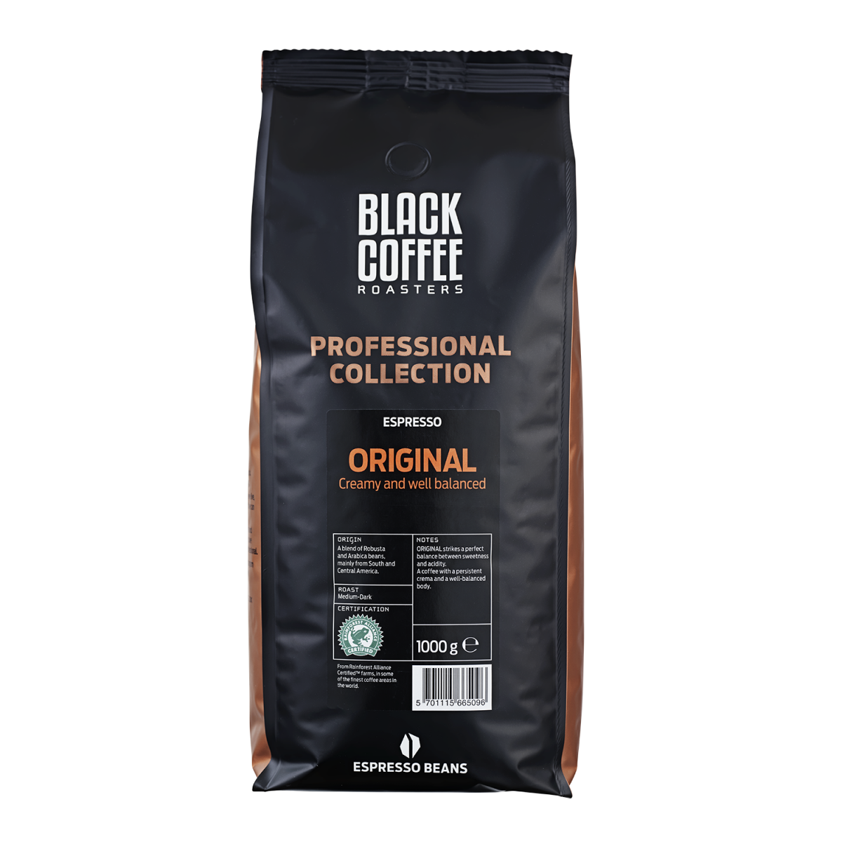 Black Coffee Roasters Original Rainforest Alliance Espresso 6 kg
