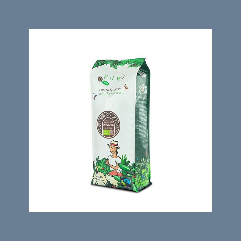 1 kasse Puro Dark Roast �KO Helb�nne