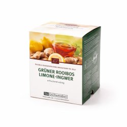 Gr�ner rooibos Limone Ingwer �ko te pyramideposer 15 x 2 gr. 