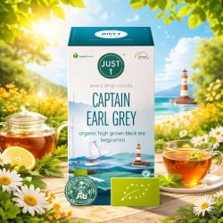 Captain Earl Grey DC �ko 6 �sker x 20 breve -Sort Te 