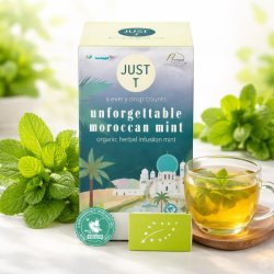 THE UNFORGETTABLE MOROCCAN MINT 6 �sker x 20 breve - Gr�n Te 