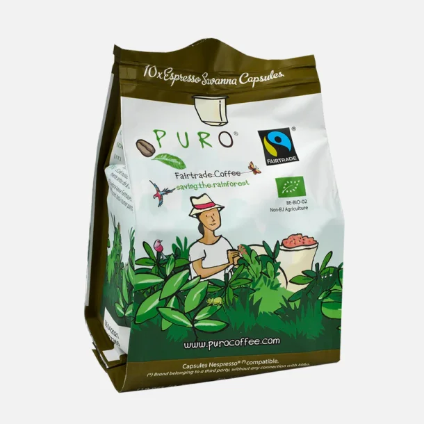 Puro Savanna Espresso 10 stk. kaffe kapsler