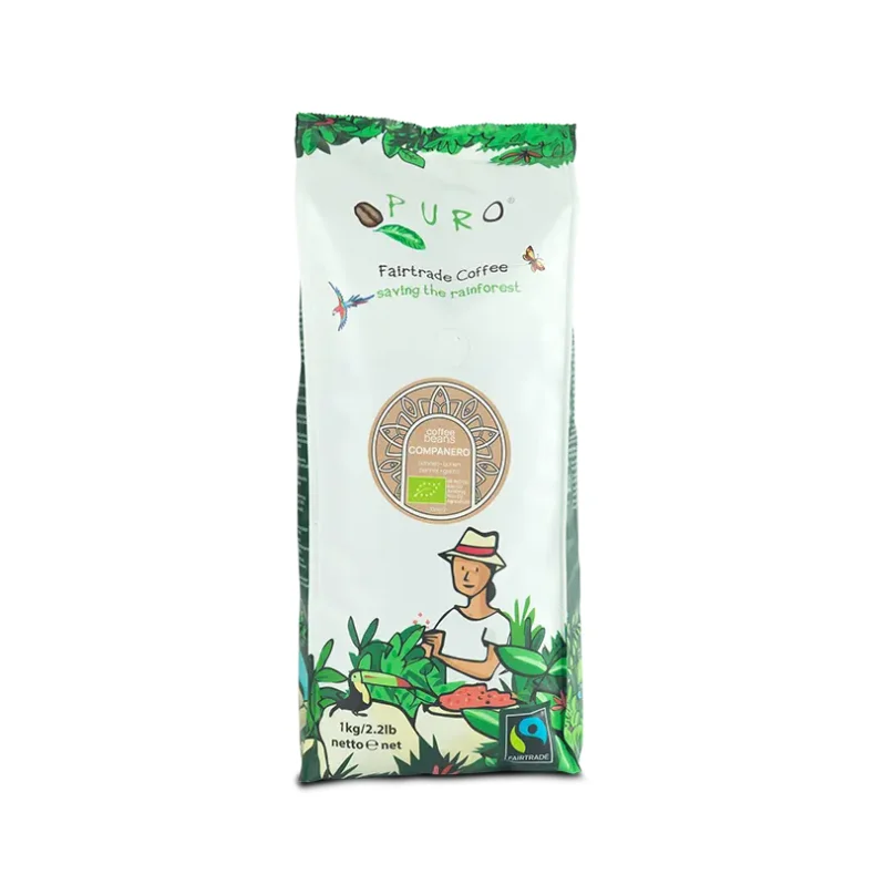 1 kasse PURO COMPA�ERO ESPRESSO BLEND 1 x 9 kg. Helb�nne