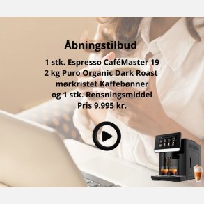 �bningstilbud Caf�Master 19 med kaffe 
