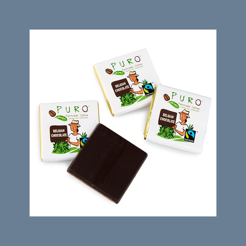 PURO NAPOLITAIN BITTER CHOKOLADE 250 stk