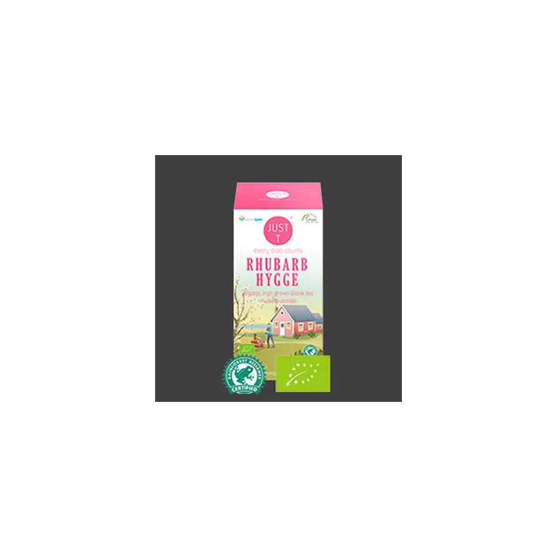 RHUBARB HYGGE 6 sker x 20 breve ( Sort Te )