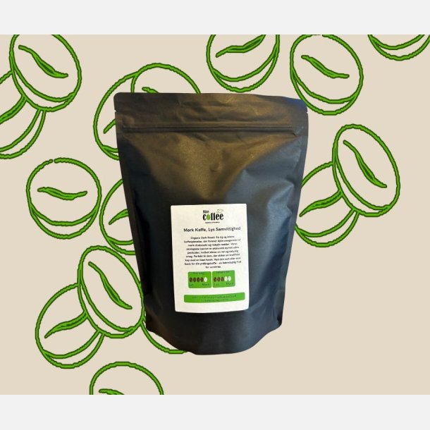  M�rk Kaffe, Lys Samvittighed: Organic Dark Roast