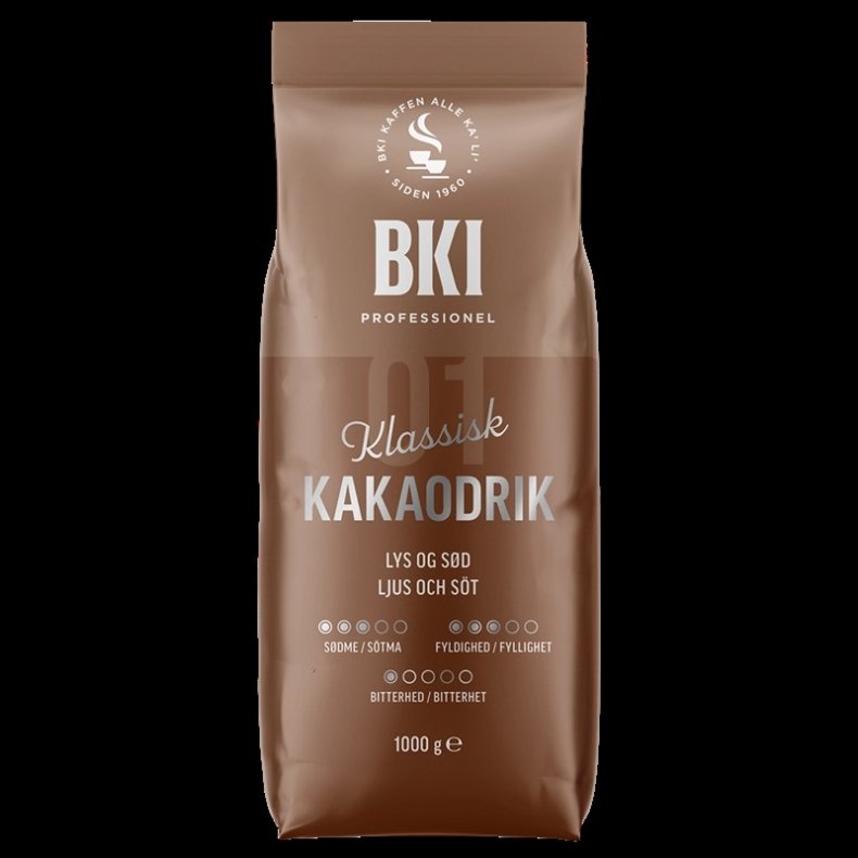 BKI Kakaodrik lys og sd 14%