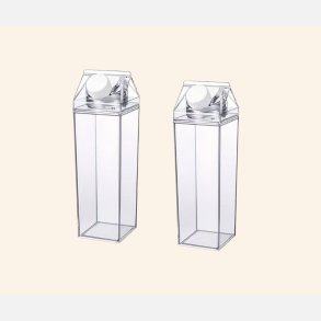 M�lkekarton-Vandflaske