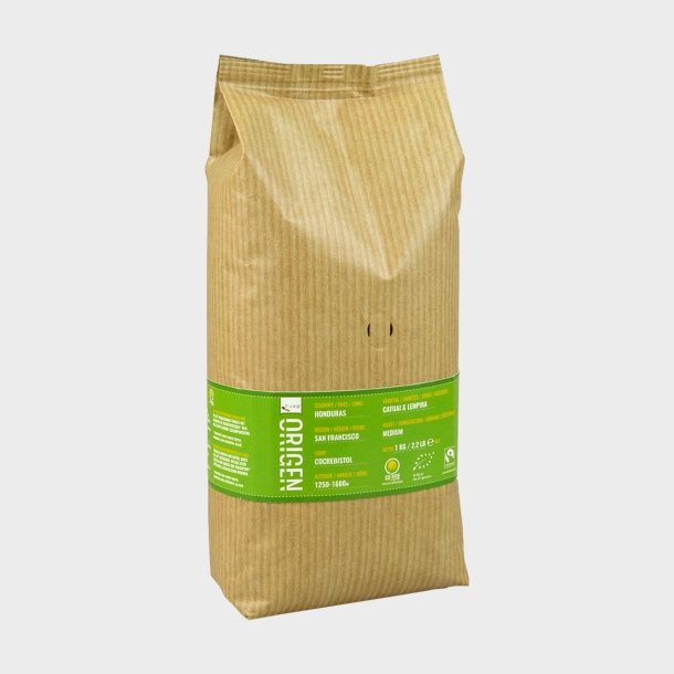  1 kasse PURO HOUNDURAS SINGLE ORIGIN 1 x 9 kg. Helbnne
